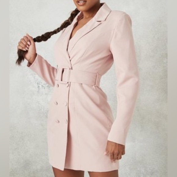 MISSGUIDED PINK BLAZER DRESS - Picture 2 of 5